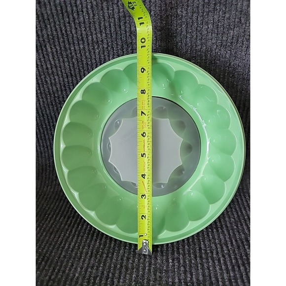 Tupperware Mint Green Jello Mold Ring Insert Vintage Jel N Serve Vintage Storage - Picture 5 of 6